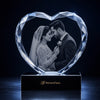 RememPaws Faceted Heart Crystal Memorial Keepsake