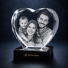 RememPaws Faceted Heart Crystal Memorial Keepsake