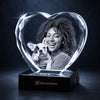 RememPaws Faceted Heart Crystal Memorial Keepsake