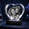 RememPaws Faceted Heart Crystal Memorial Keepsake