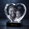 RememPaws Faceted Heart Crystal Memorial Keepsake